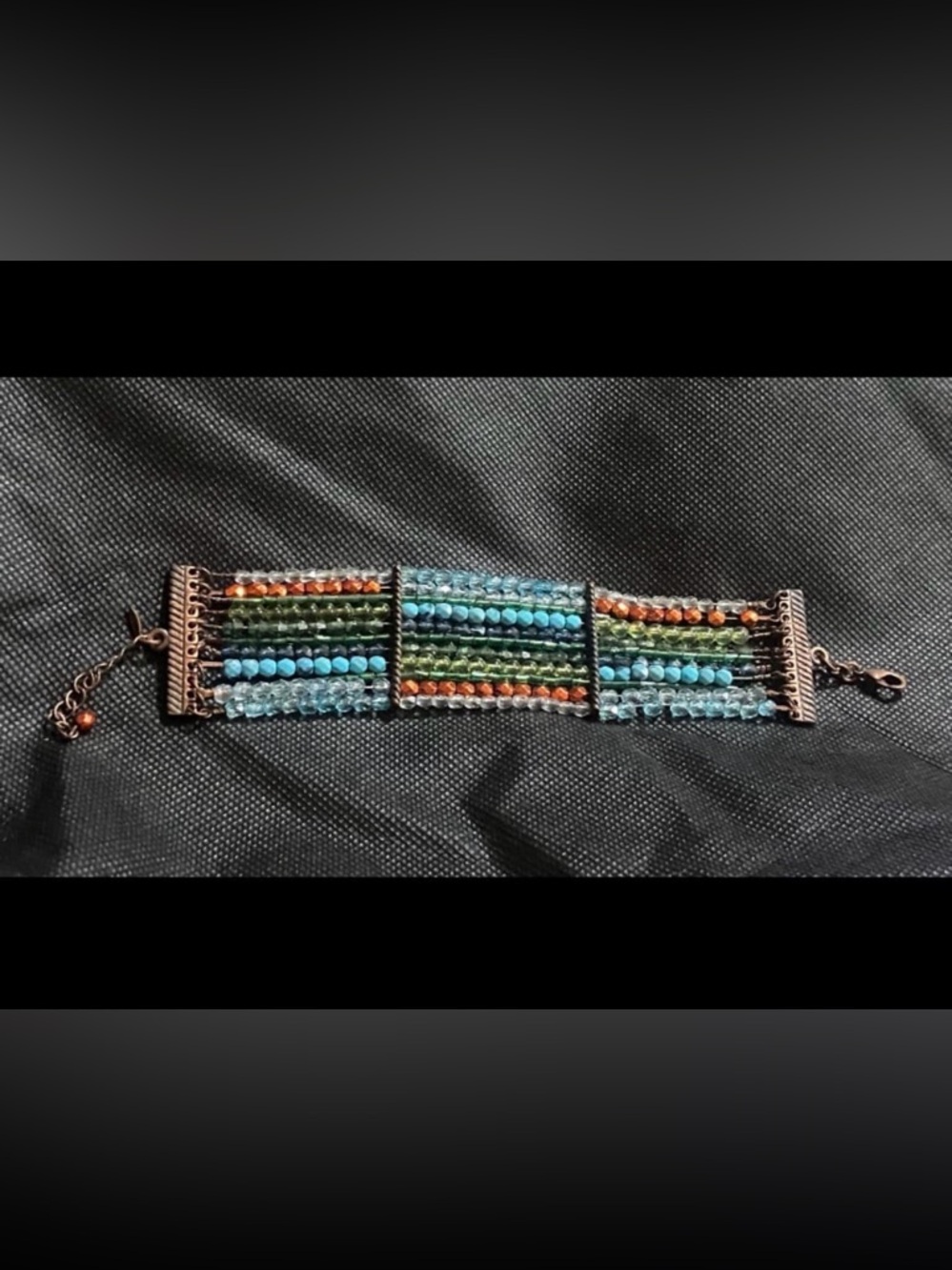 Signed Avon Bead Bracelet #9251